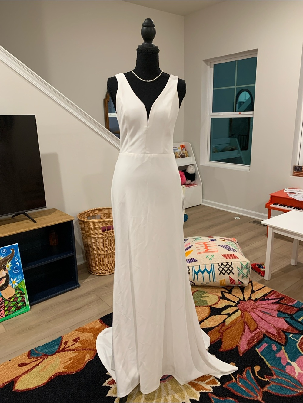 Lulus weeding dress size M NWT - Picture 8 of 16